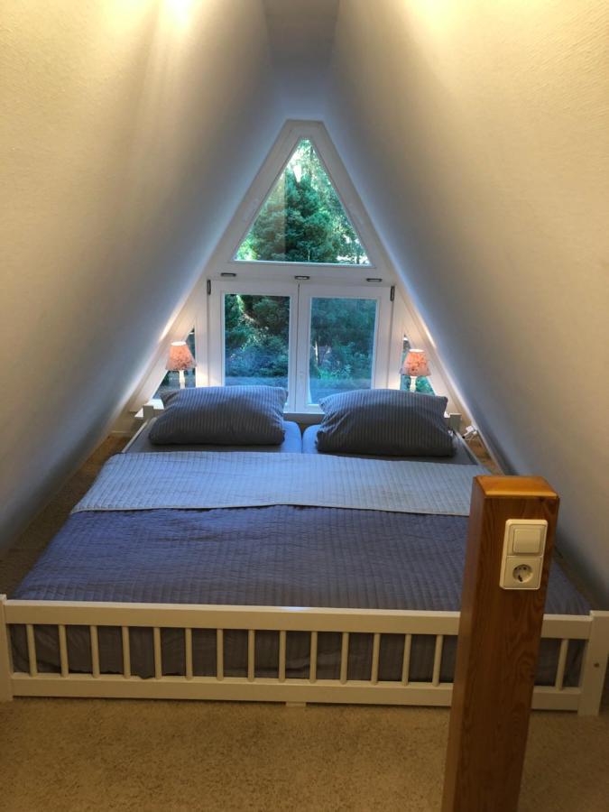 Ferienhaus Reetdach 1300Qm Privatgrundstueck Bootssteg Sauna Templin Luebbesee Uckermark Erholung Pur Seenplatte Petersdorf  Eksteriør bilde